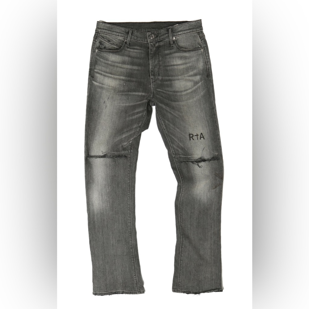 RtA Men's Bryant Faded Black Jeans 32 Waist 33 Inseam